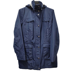 Raintex All Weather Gear Removable Hoodie Long-Sleeves Windbreaker Jacket Medium